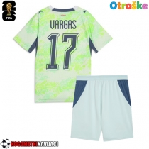 Otroške Nogometnih dresov Švica Ruben Vargas #17 Gostujoči SP 2026 Kratki rokavi (+ hlače)